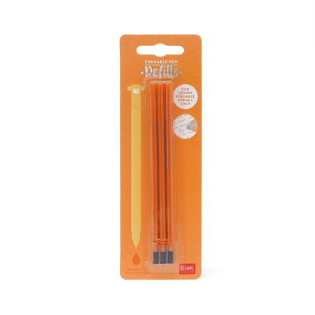 Refill Per Penna Cancellabile  3pz Arancione