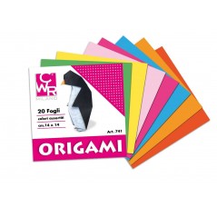 Cwr - Carta Per Origami 14x14 Pz.20+istruzioni Colori Assortiti