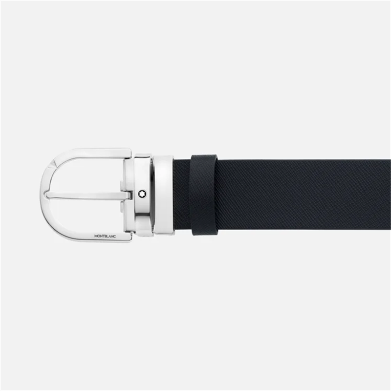 Cintura Black-Mosto Saffiano 35mm Reversibile | Montblanc
