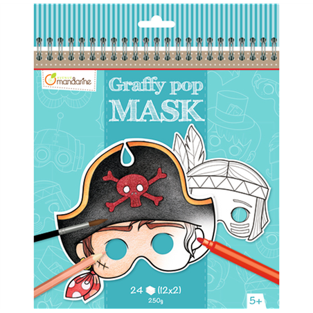 Maschera Da Colorare Maschile