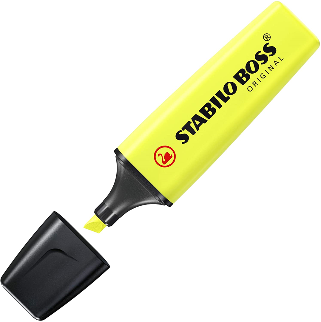 Evidenziatore - STABILO BOSS ORIGINAL - Giallo — immagine 5