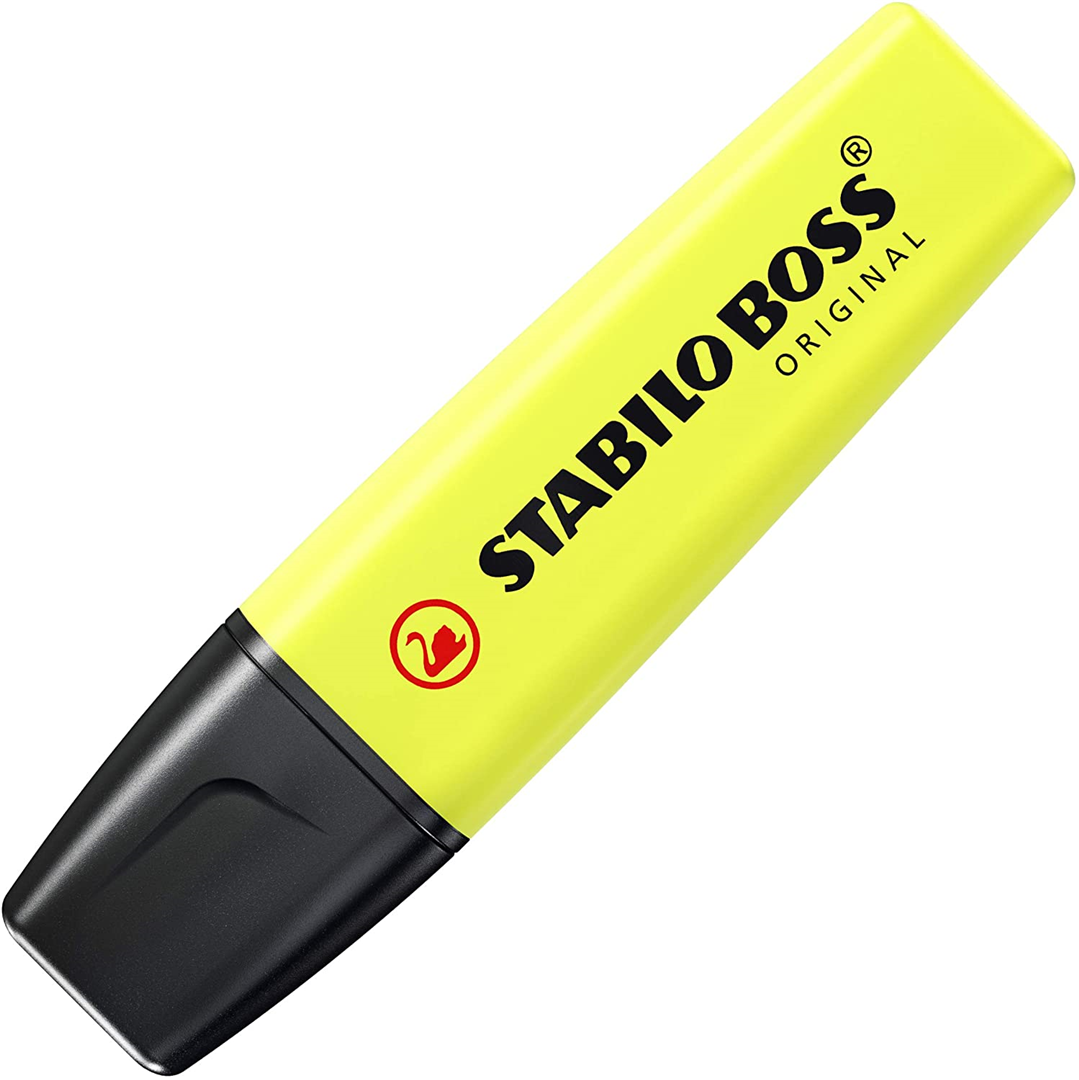 Evidenziatore - STABILO BOSS ORIGINAL - Giallo — immagine 6