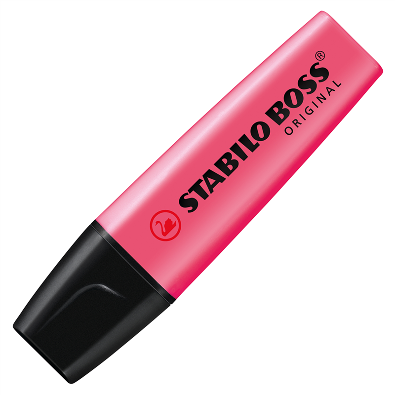 highlighter - stabilo boss original - pink