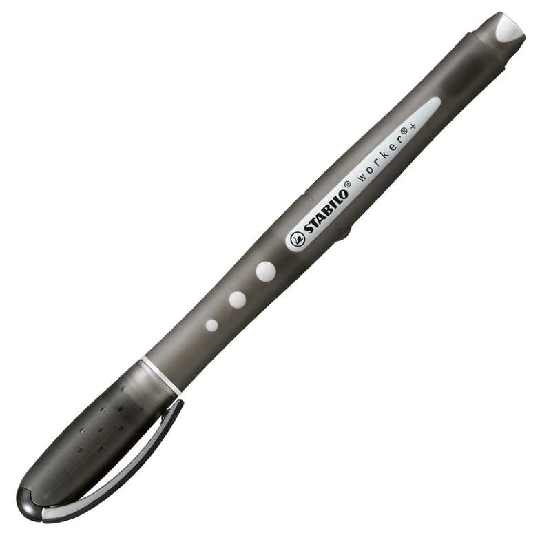 roller pen - stabilo worker + colorful - stroke 0,5 mm - black