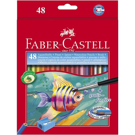 Astuccio 48 Matite Acquarellabili Classic + Pennello