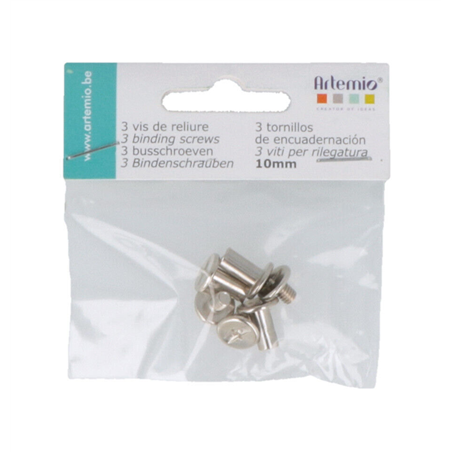 Viti Per Rilegatura Pezzi 3 Mm.10 In Blister