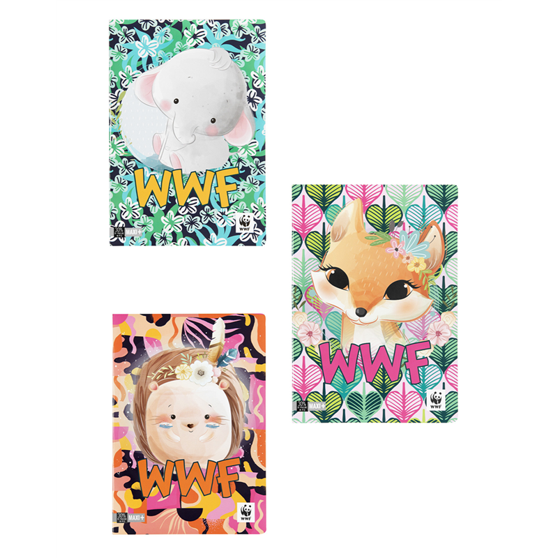 Maxi Notebook +30% 5mm 100gr Panini - Illustrated Girl | Wwf