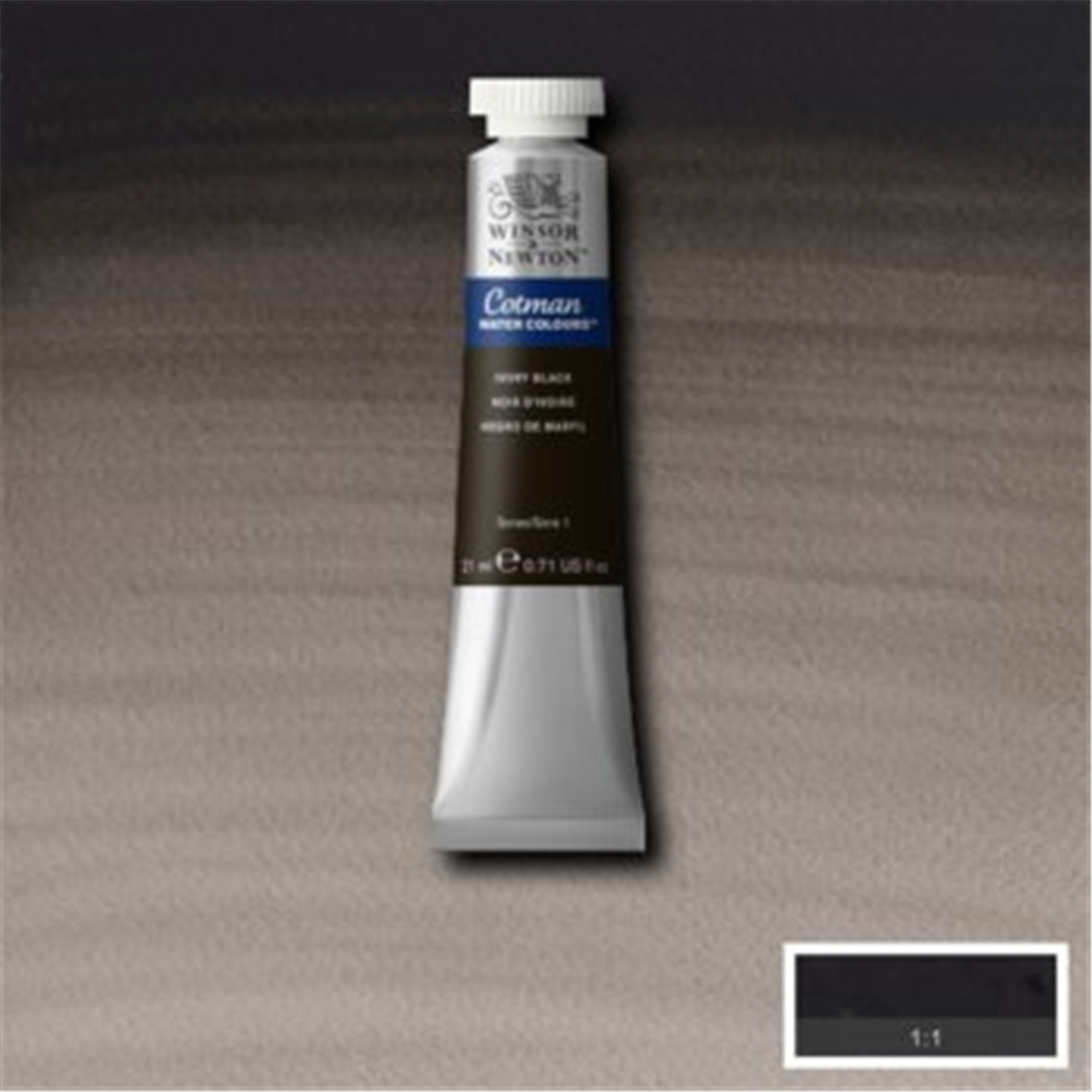 Acquarello Cotman Tubo Ml. 21 331-Nero Avorio