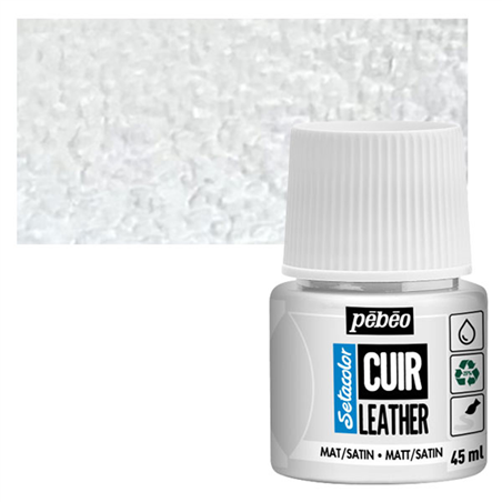 Colore Setacolor Pelle 45ml Bianco Puro