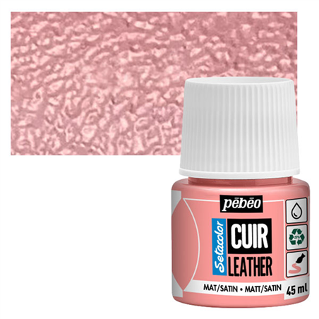 Colore Setacolor Pelle 45ml Rosa Sakura