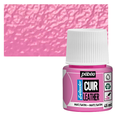 Colore Setacolor Pelle 45ml Rosa Caramella