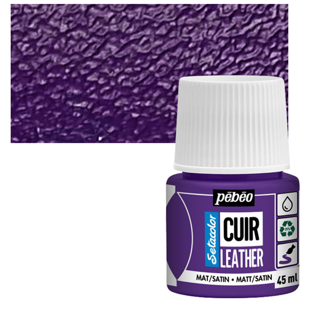 Colore Setacolor Pelle 45ml Viola Melanzana