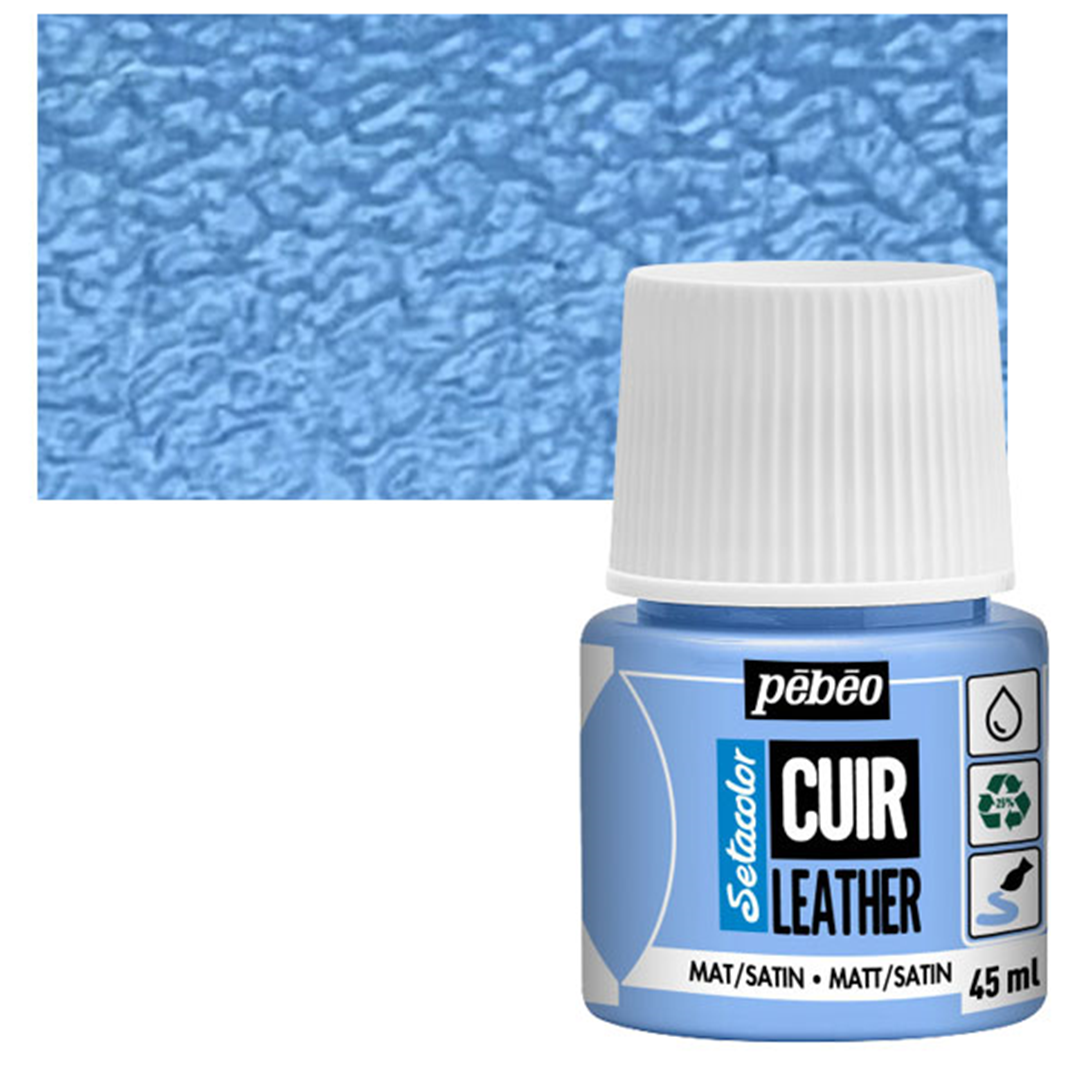 Colore Setacolor Pelle 45ml Blu Ghiaccio