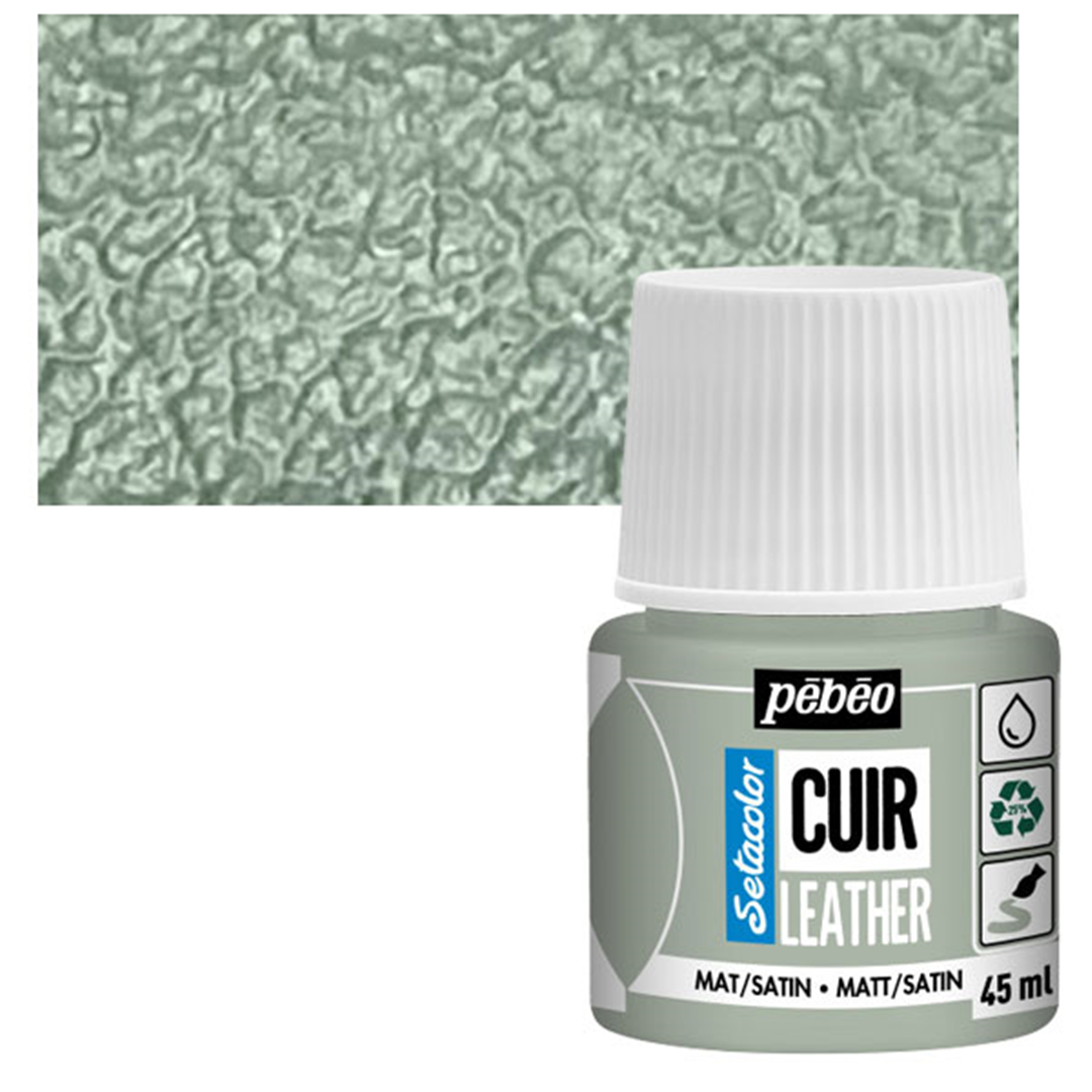 Colore Setacolor Pelle 45ml Verde Salvia