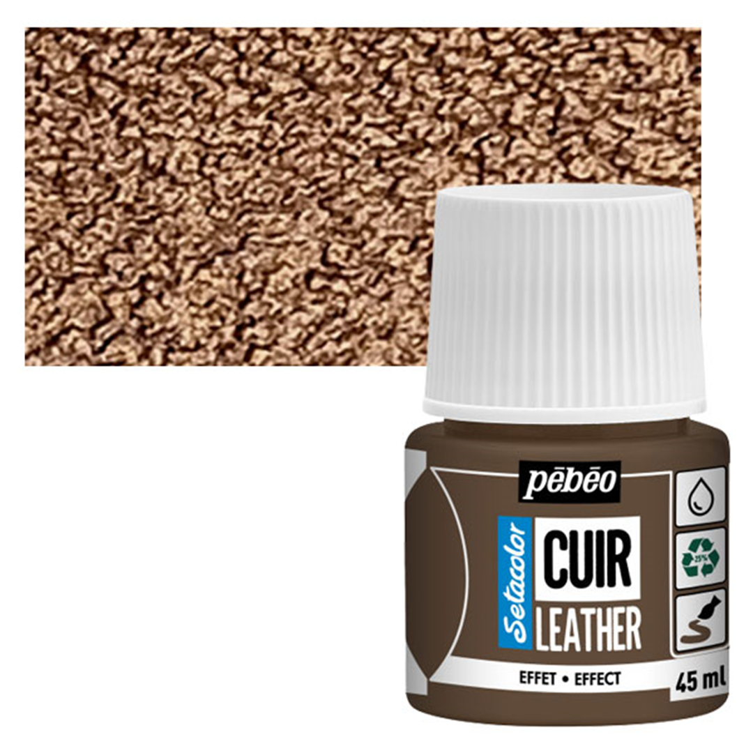 Colore Setacolor Pelle 45ml Metallo Bronzo