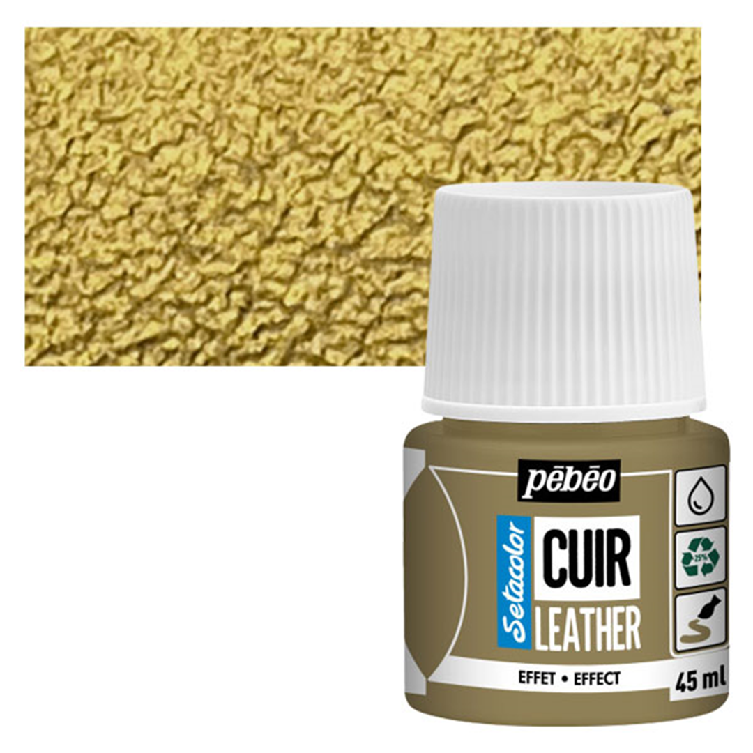 Colore Setacolor Pelle 45ml Metallo Oro