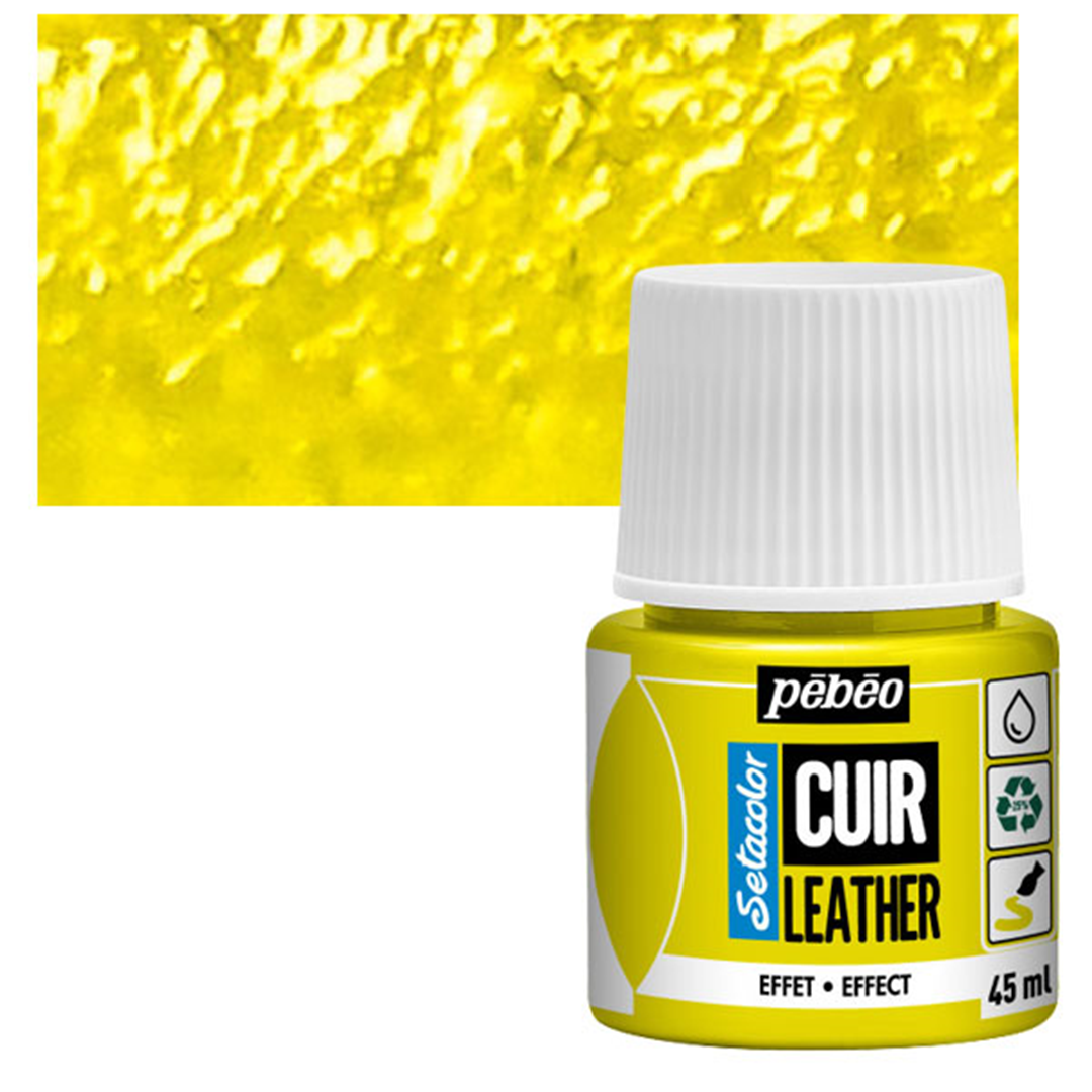 Colore Setacolor Pelle 45ml Giallo Fluorescente