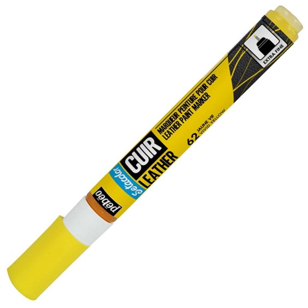 Pennarello Setacolor Pelle Extrafine Giallo Acceso