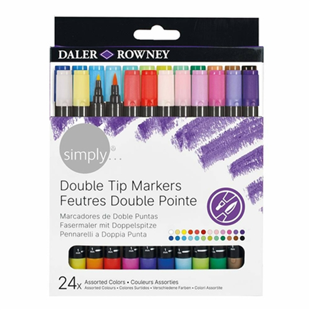 Set Simply Marker Pezzi 24 Doppia Punta