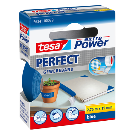 Nastro Adesivo Telato 19mmx2,7mt Azzurro 56341 Xp Perfect