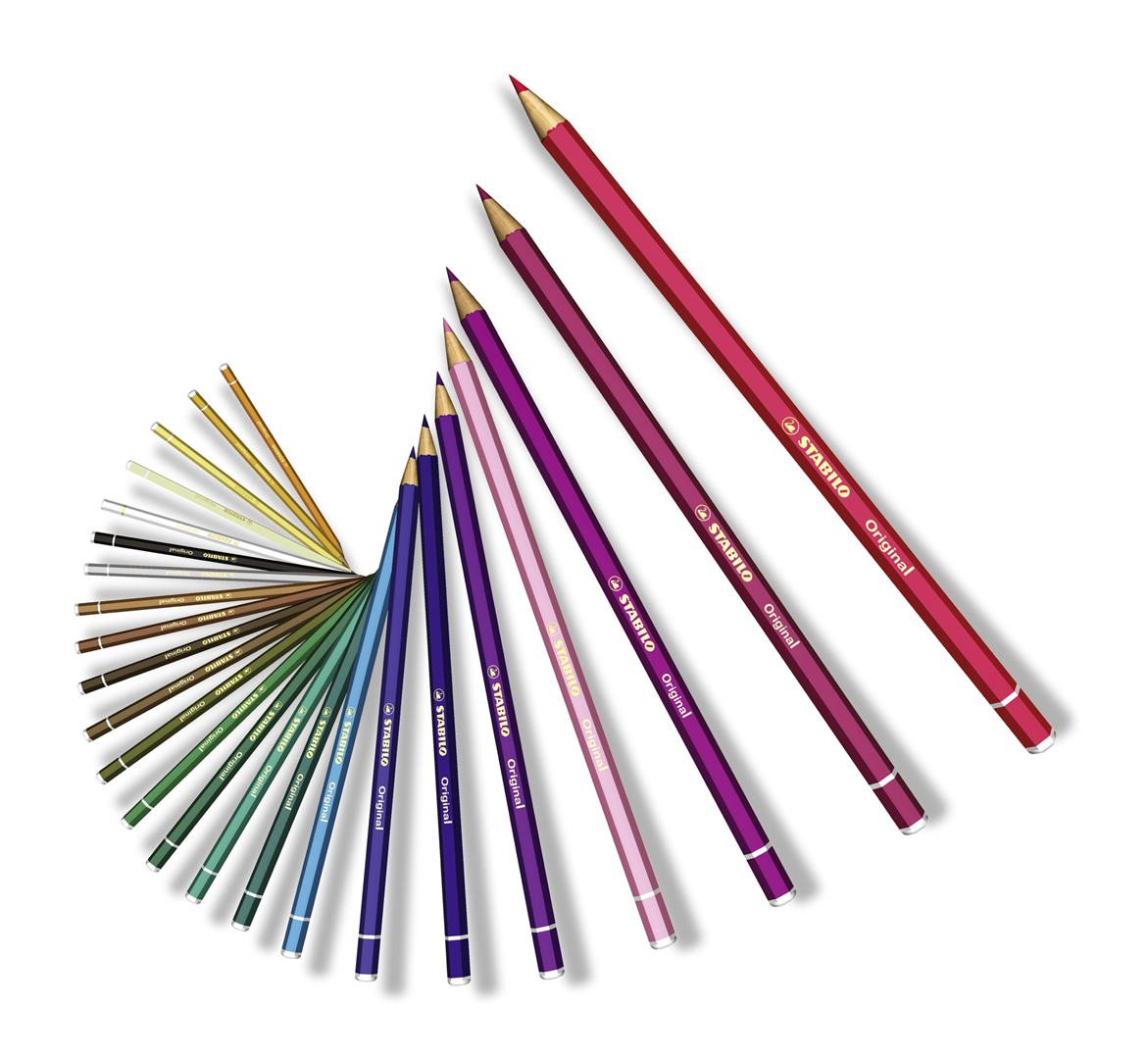 MATITA COLORATA PREMIUM - STABILO ORIGINAL - BLU OLTREMARE MEDIO — immagine 3