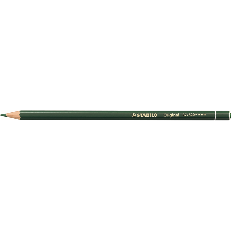 premium colored pencil - stabilo original - deep chrome green