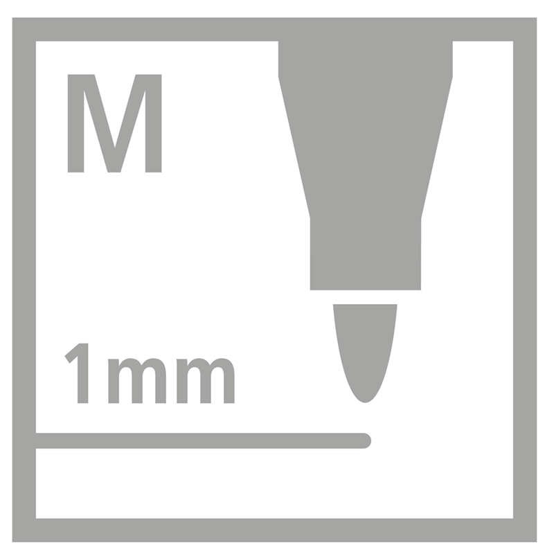 premium marker - stabilo pen 68 - powder