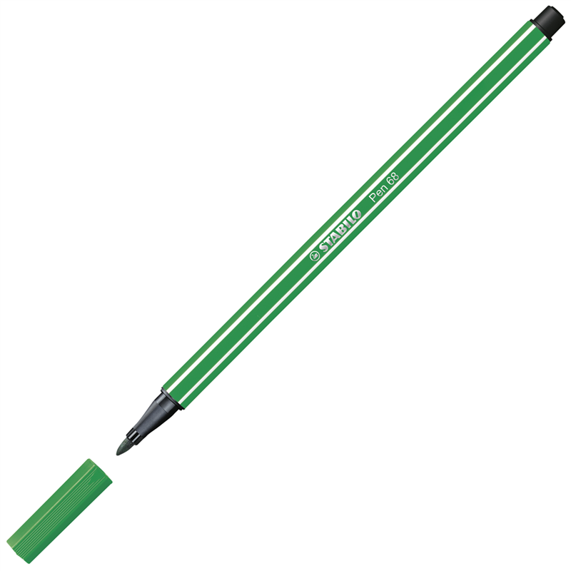 premium marker - stabilo pen 68 - emerald green