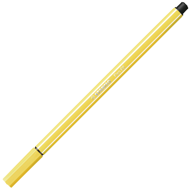 premium marker - stabilo pen 68 - yellow