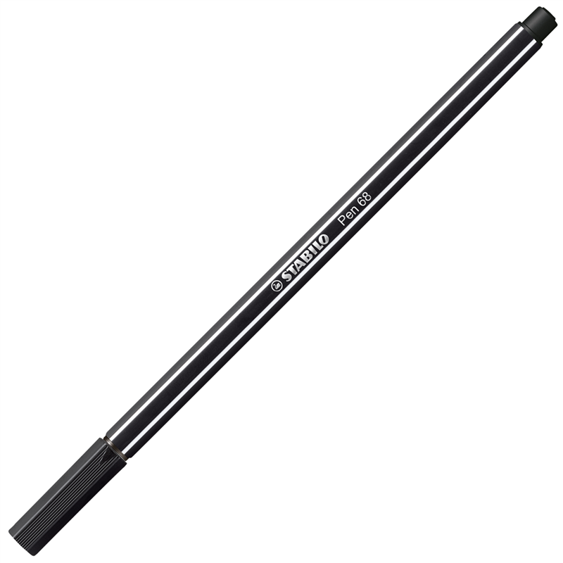 premium marker - stabilo pen 68 - black