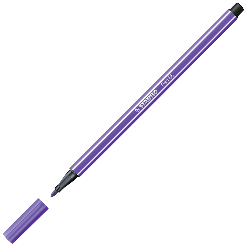 premium marker - stabilo pen 68 - purple