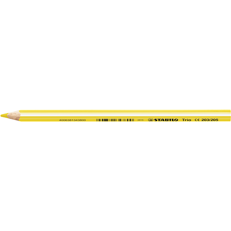 Matita colorata triangolare - STABILO Trio thick - Giallo