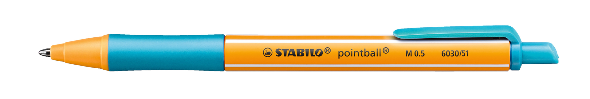 Penna a sfera Ecosostenibile - STABILO pointball - 79% Plastica Riciclata - Turchese — immagine 7