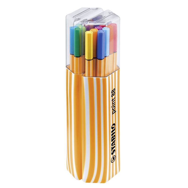 Stabilo – ColorParade astuccio con 20 pennarelli a punta – Colori