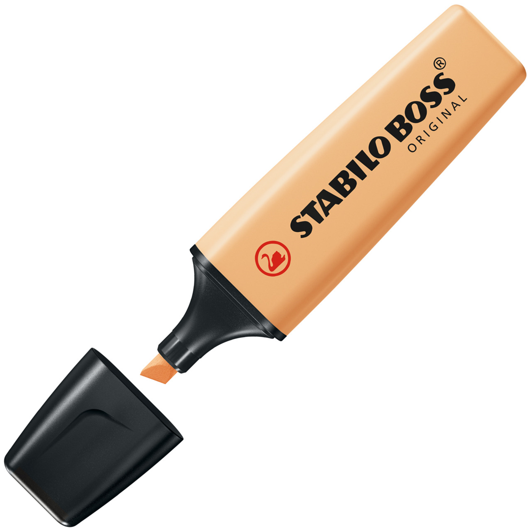 Evidenziatore - STABILO BOSS ORIGINAL Pastel - Arancione Papaya — immagine 2