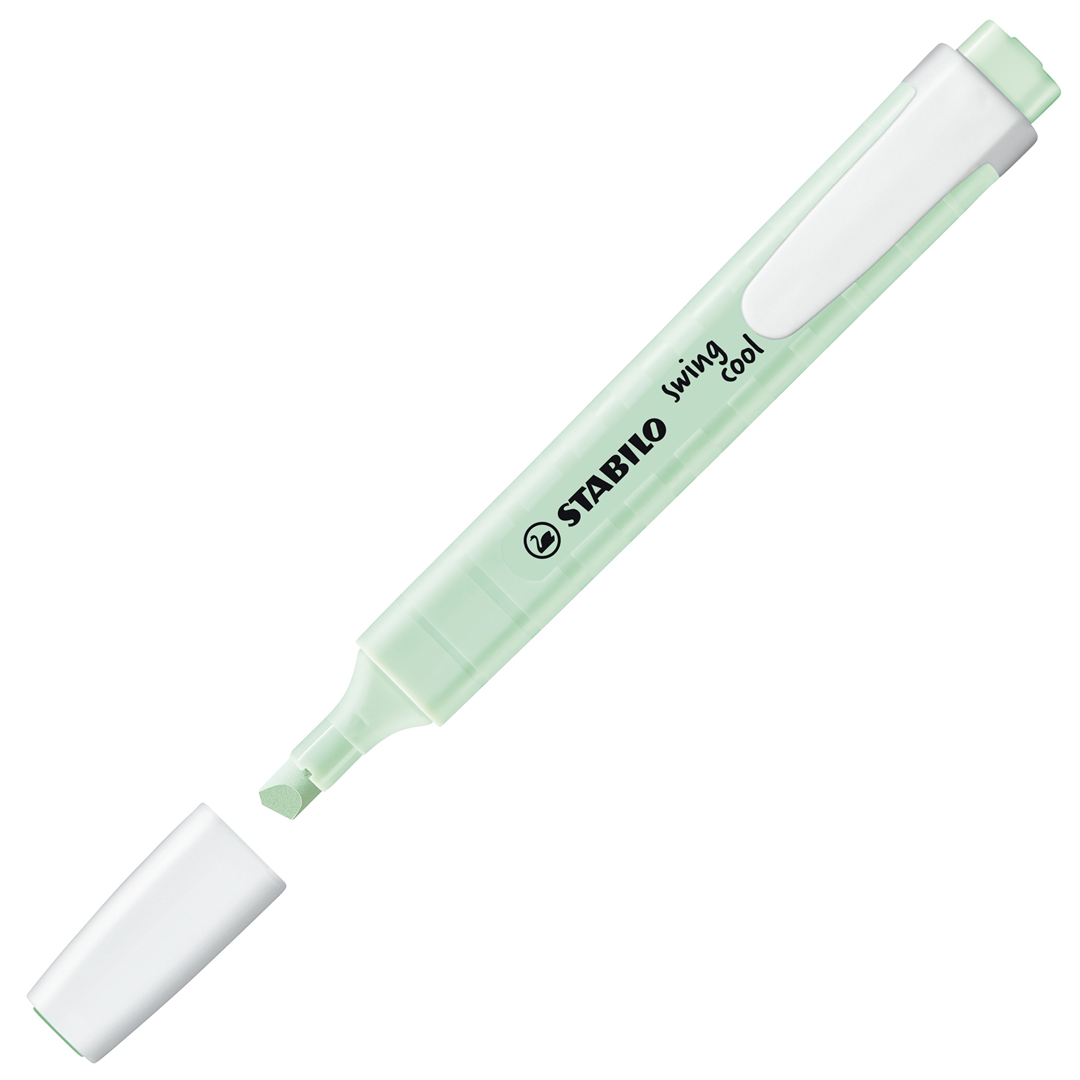 Evidenziatore - STABILO swing cool Pastel - Verde Menta — immagine 2
