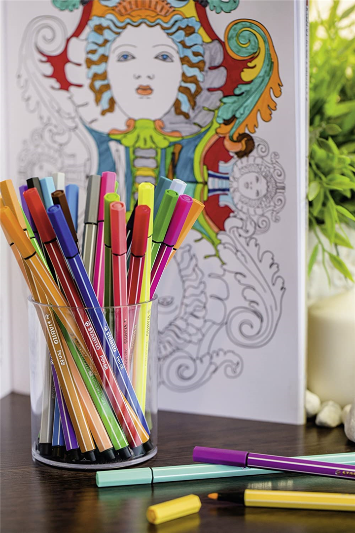 PENNARELLO PEN68 PZ15 SINGLE PACK COLORI ASSORTITI — immagine 6