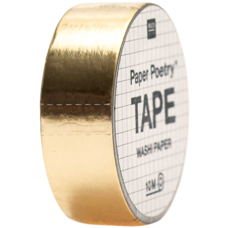Tape 1.5cmx10mt Metallic Gold