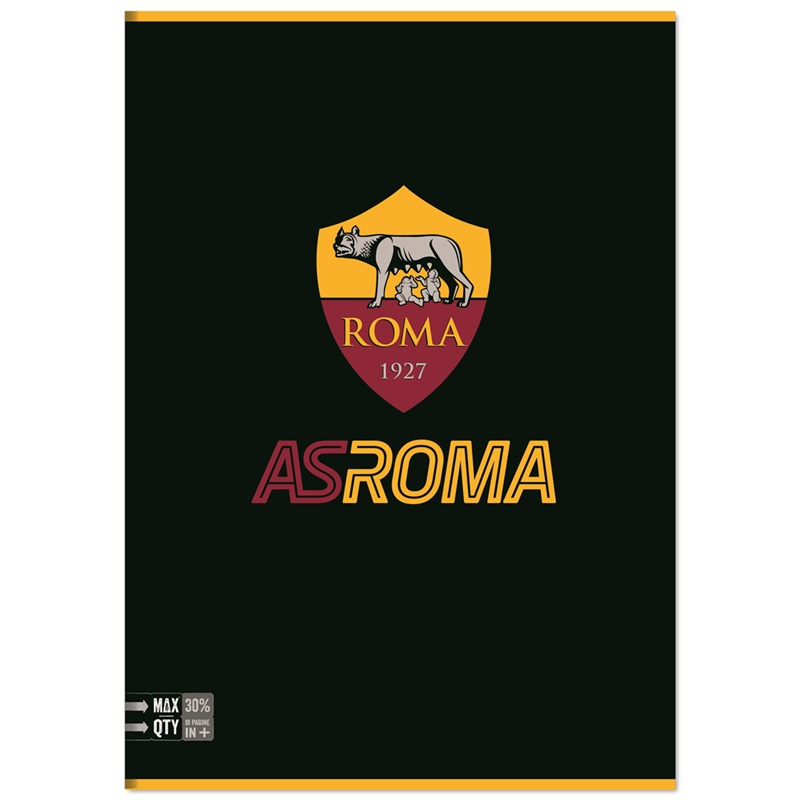 Maxiquaderno A 100gr 96fg Seven Roma Counter-Attacks | As Roma