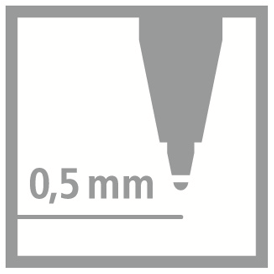 Penna Roller a inchiostro Gel - STABILO pointVisco - Rosso — immagine 7