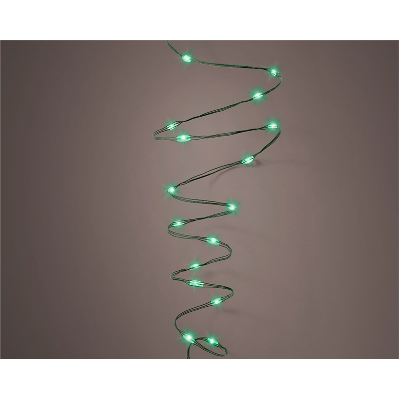 Filo 240 Microled Twinkle Effect 12mt Filo Verde-Luce Verde-8 Funzioni-Estern | Kaemingk B.v.