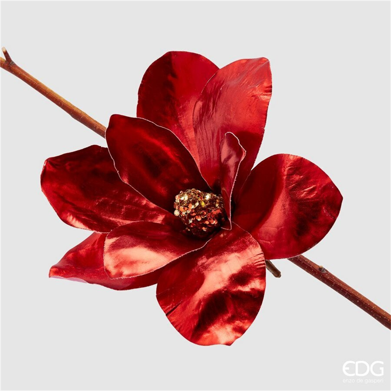 Magnolia Metal Con Clip D20cm Rosso | Edg Di De Gasperi Luigi Enzo