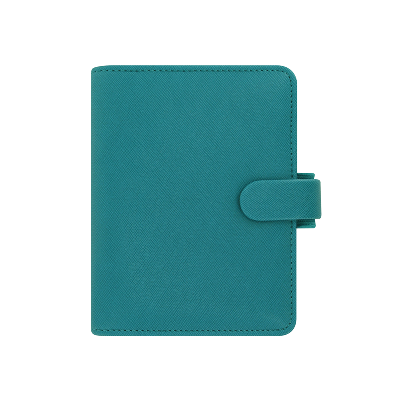 Agenda Organizer Ad Anelli Compact Saffiano Acquamarina-Vertecchi Agende