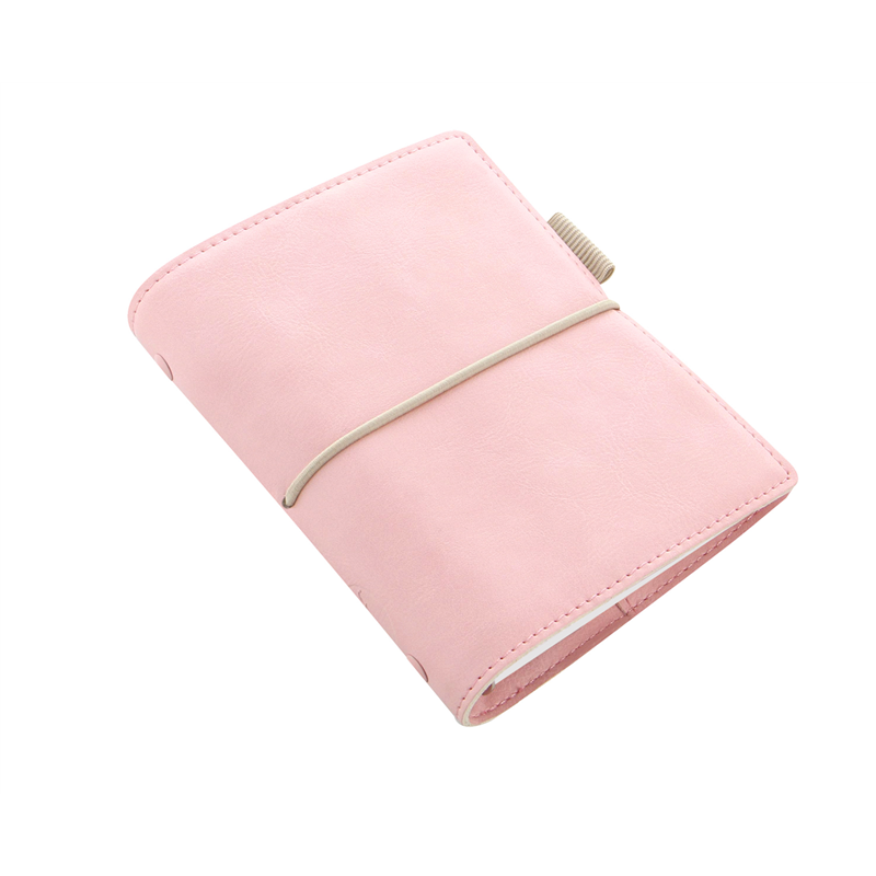 Soft Pastel Pink Pocket Domino Agenda | Filofax
