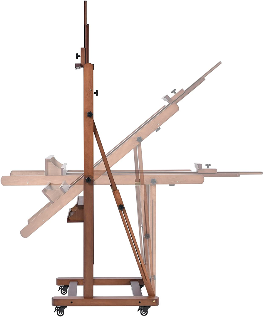 Cavalletto Da Studio Grande Deluxe Colore Noce — immagine 3