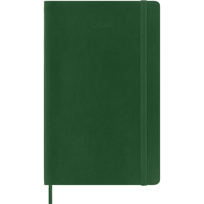 Agenda Large 7g + Note Soft 2024 Verde Mirto | Moleskine