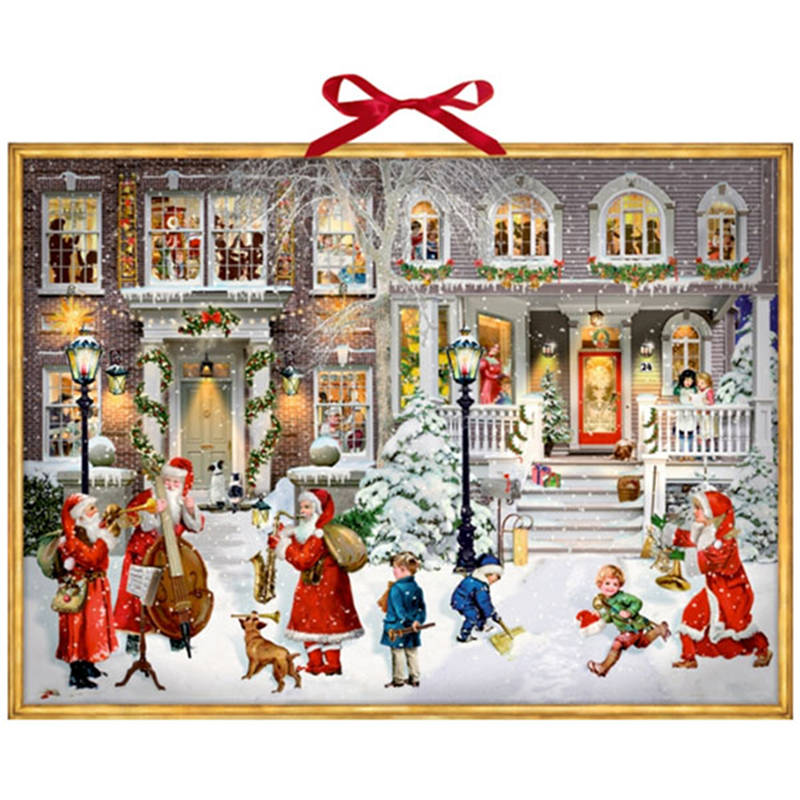 Calendario Avvento 52x38cm C/24 Canzoni Buon Natale | Borella Die Spiegelburg