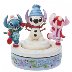 Stitch Aggrovigliato Nella Ghirlanda Di Natale - Disney Traditions