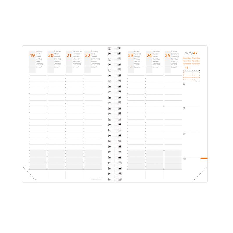 Time &amp- Life Pocket Planner - 10x15 Cm - Pink | Quo Vadis