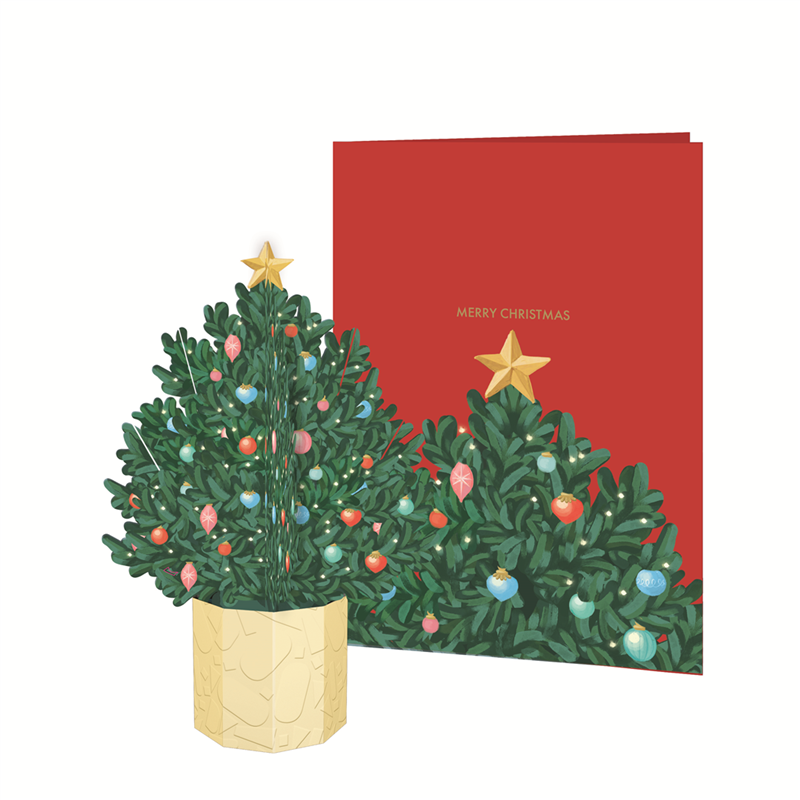 Biglietto Auguri Albero Pop Up 3d Mini Scots Pine | Kingo Di Furio Ceciliato